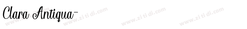 Clara Antiqua字体转换